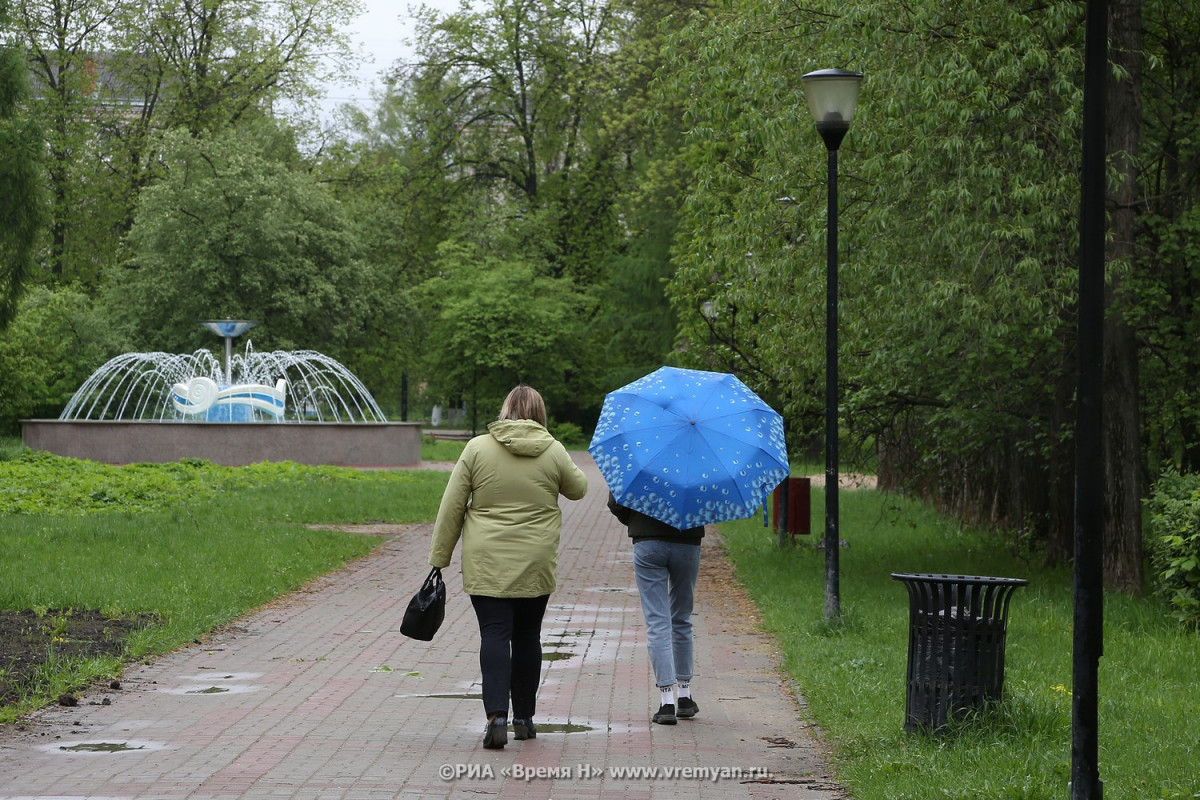 Дождливо и прохладно будет в Нижнем Новгороде на День города