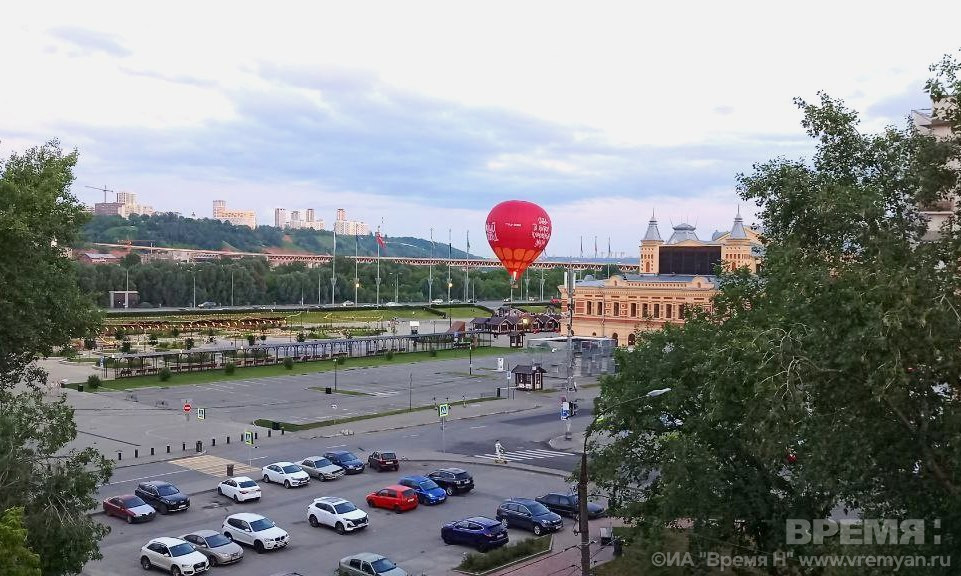 Привязные полёты отменены на Нижегородской ярмарке из-за погоды