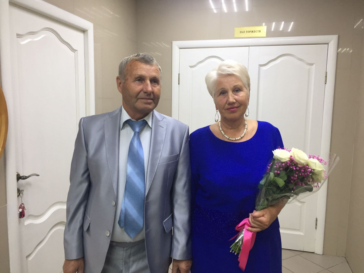 Золотую свадьбу отметила семья Владимира и Валентины Федоровых из Ленинского района