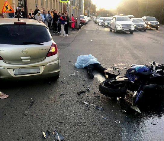 Мотоциклист погиб в ДТП на улице Белинского 29 сентября