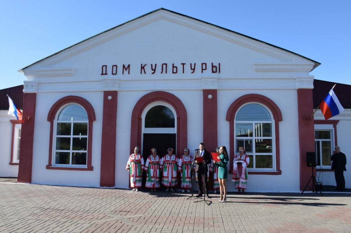 Дом культуры отремонтировали в нижегородском селе Васильевка