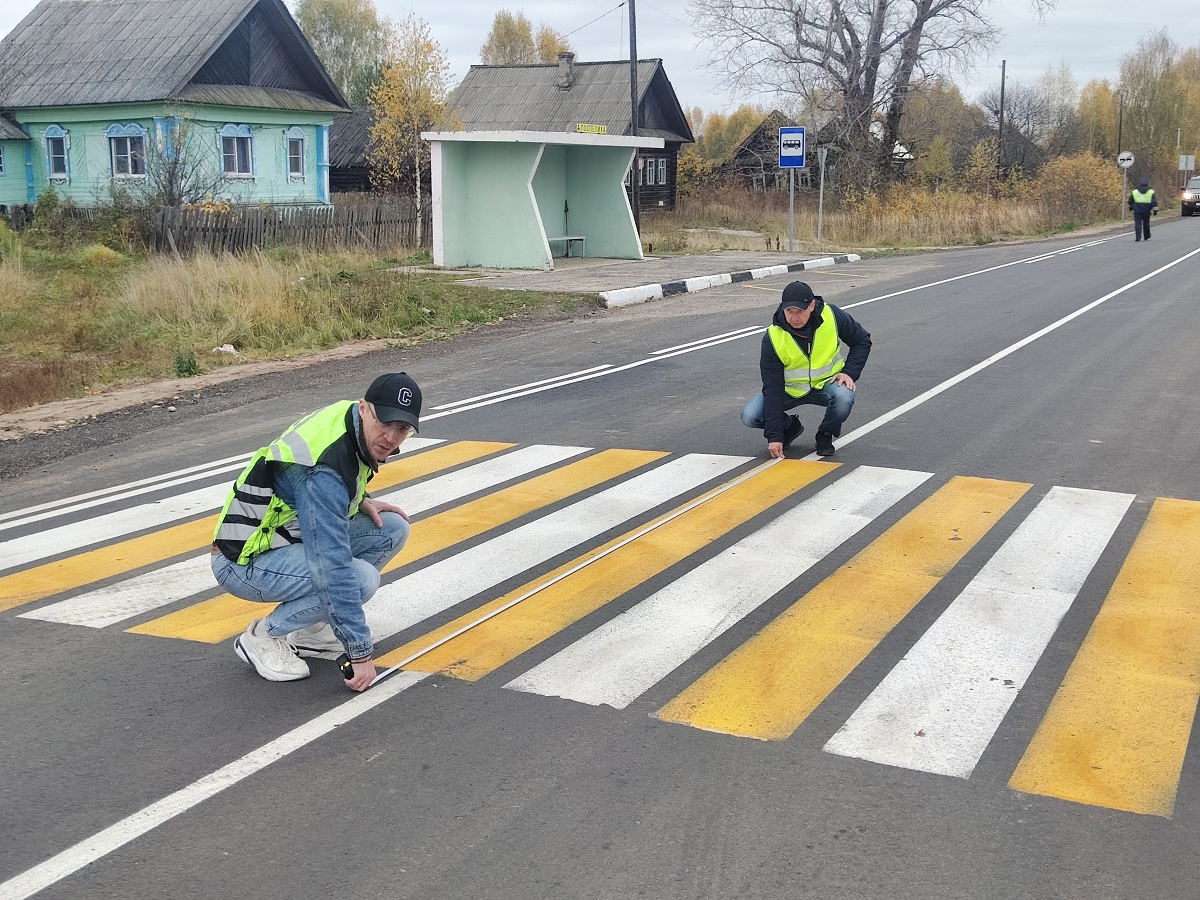 Завершен ремонт участка дороги, соединяющей Нижегородскую и Костромскую области