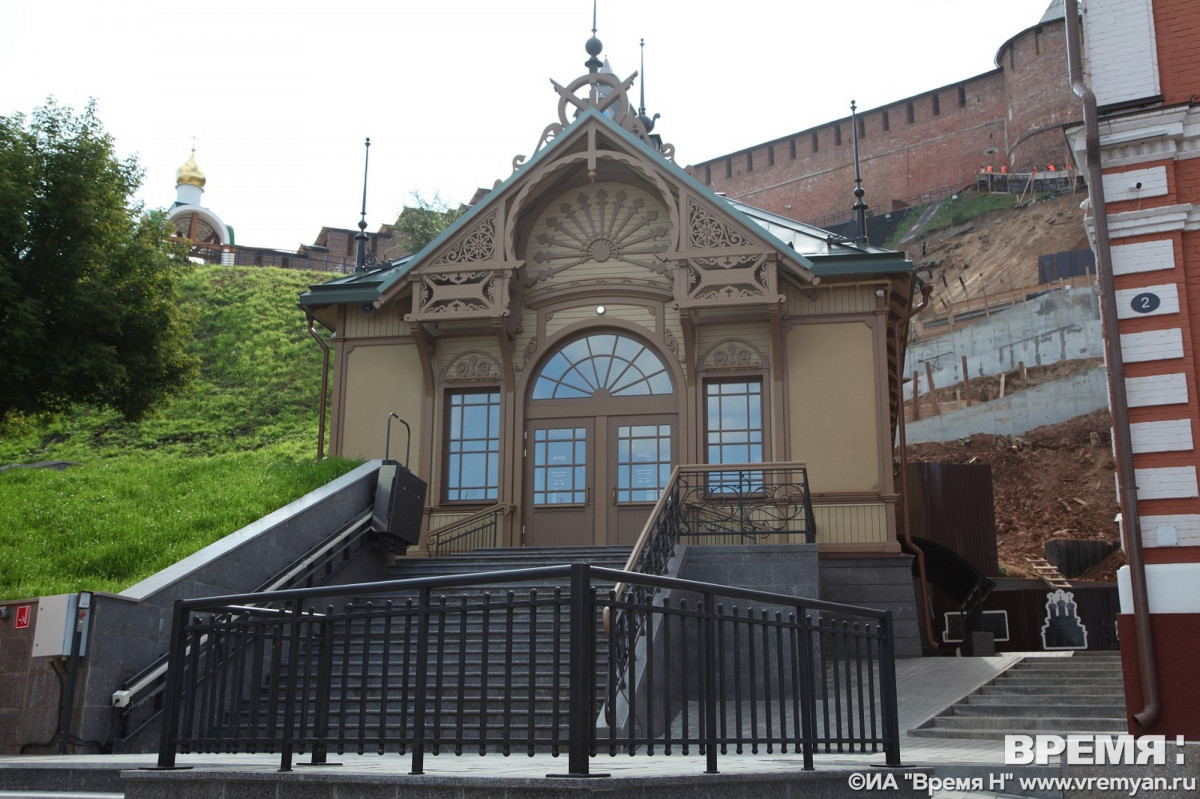 Кремлевский фуникулер перевез почти 50 тысяч пассажиров в Нижнем Новгороде