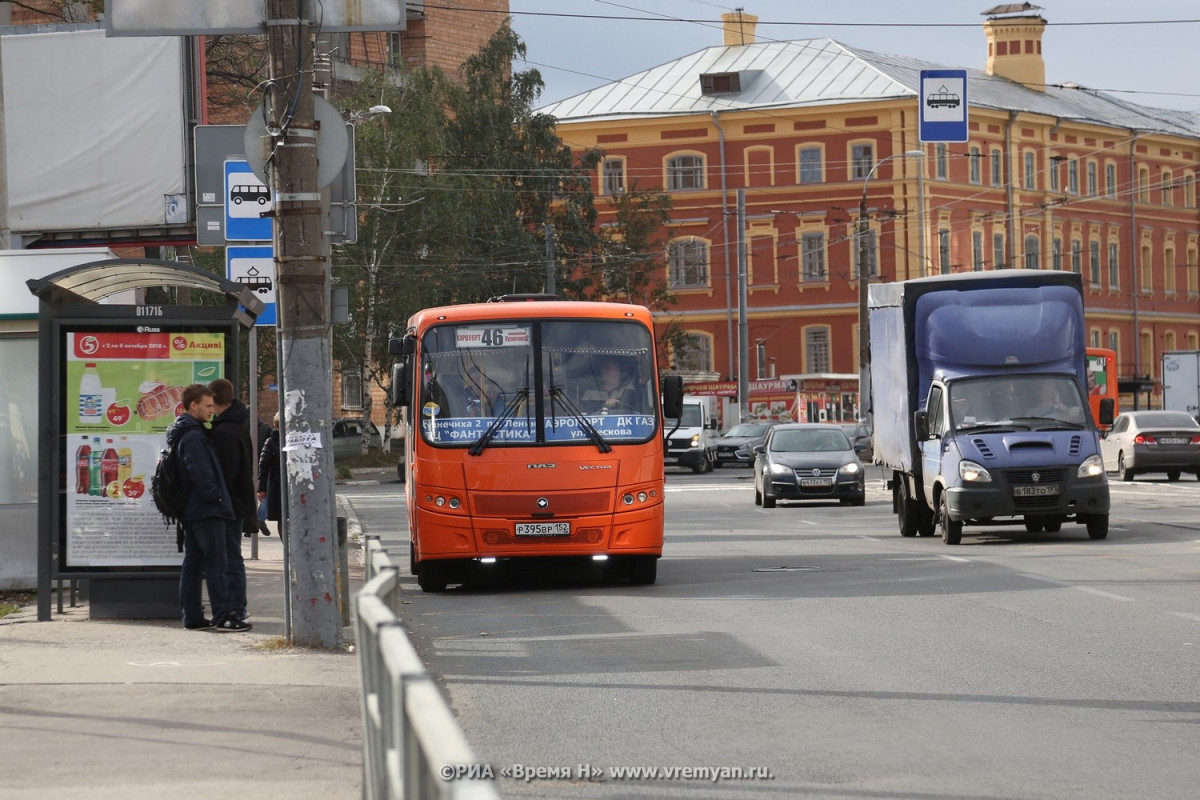 Давка в нижегородских автобусах обычно возникает вблизи крупных пересадочных узлов