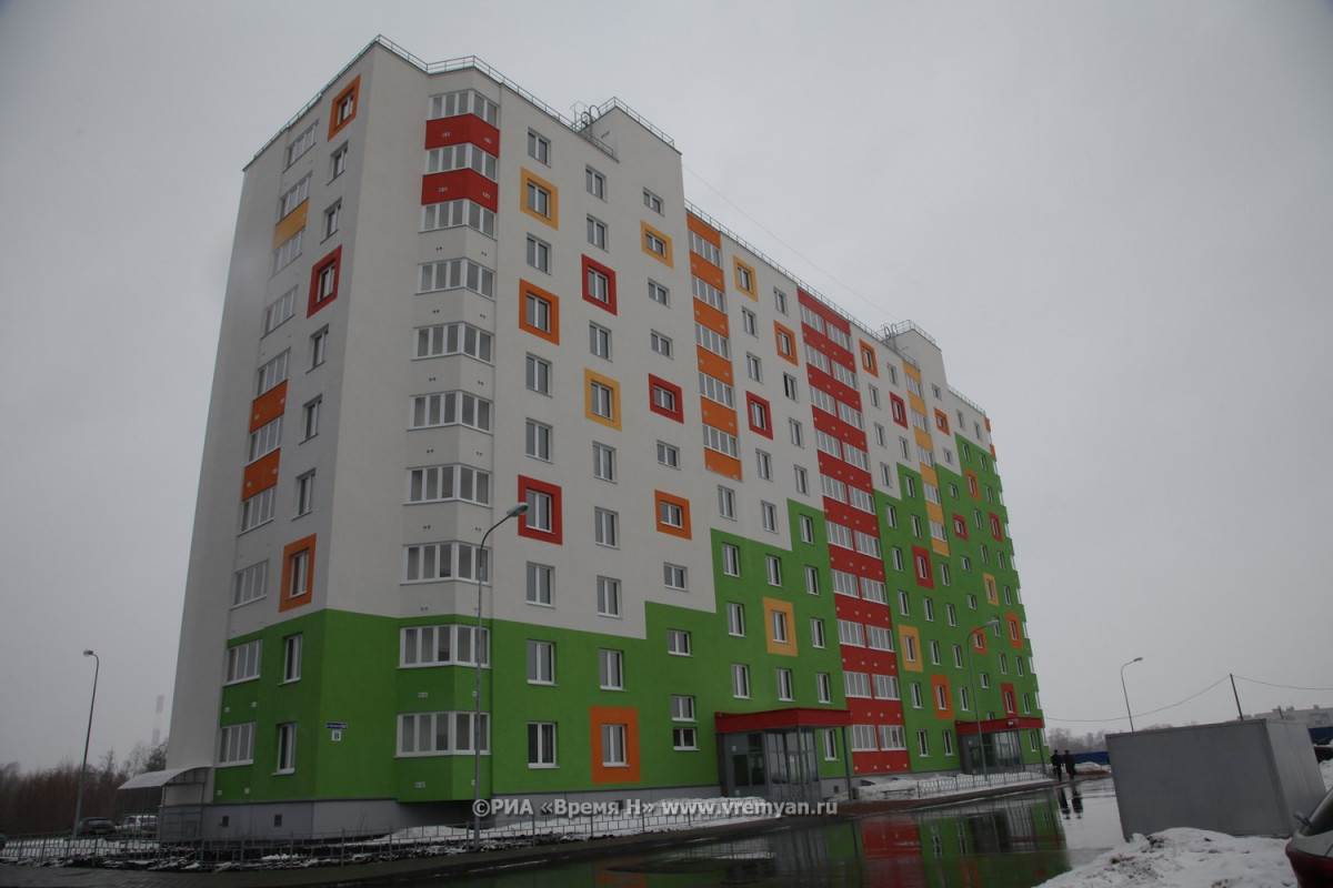 Продажи квартир в нижегородских новостройках сократились на 41,4%