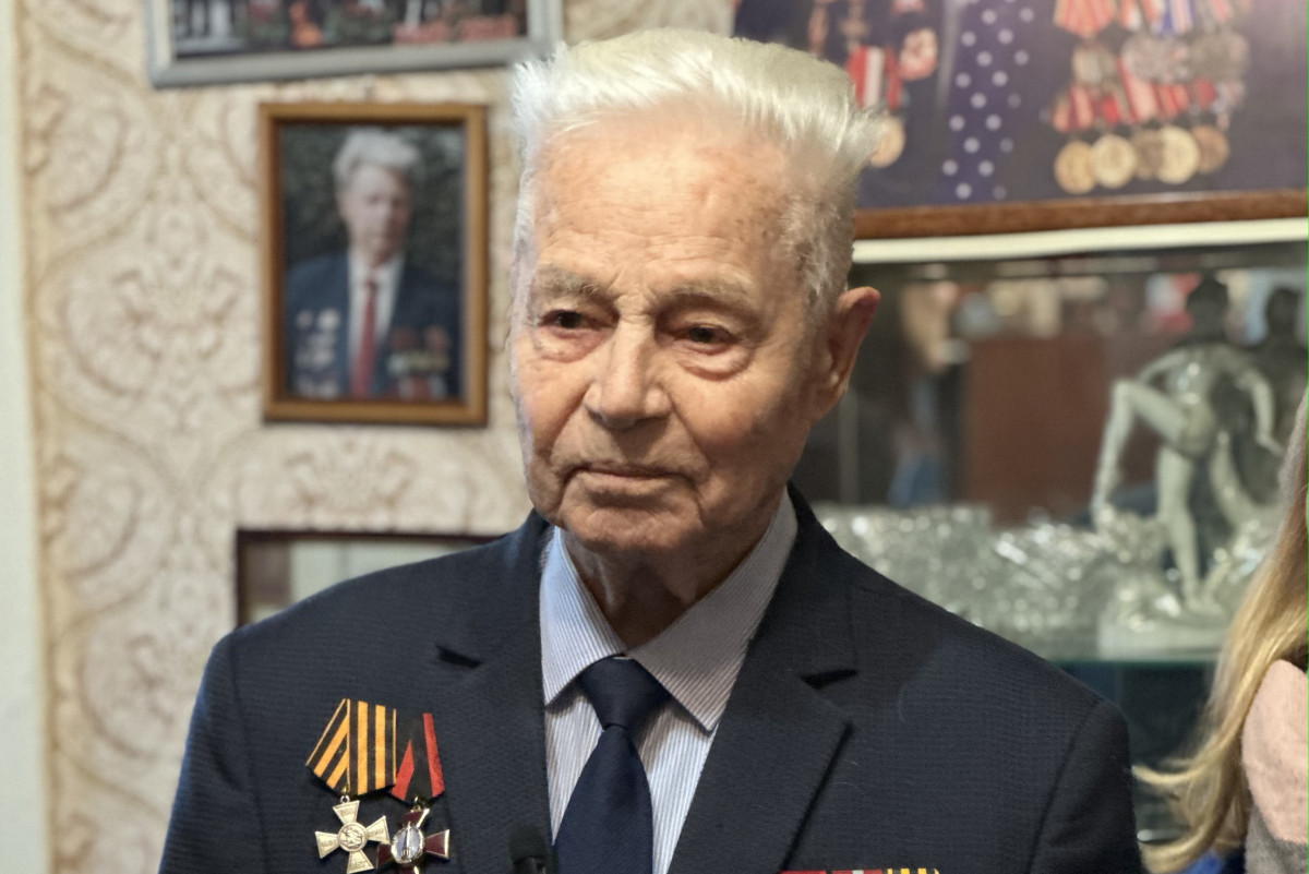 99 лет исполнилось участнику ВОВ Евгению Макарову