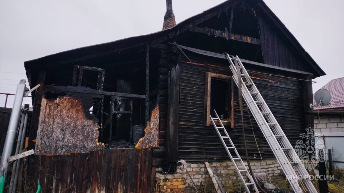 На пожаре в Нижегородской области погиб мужчина