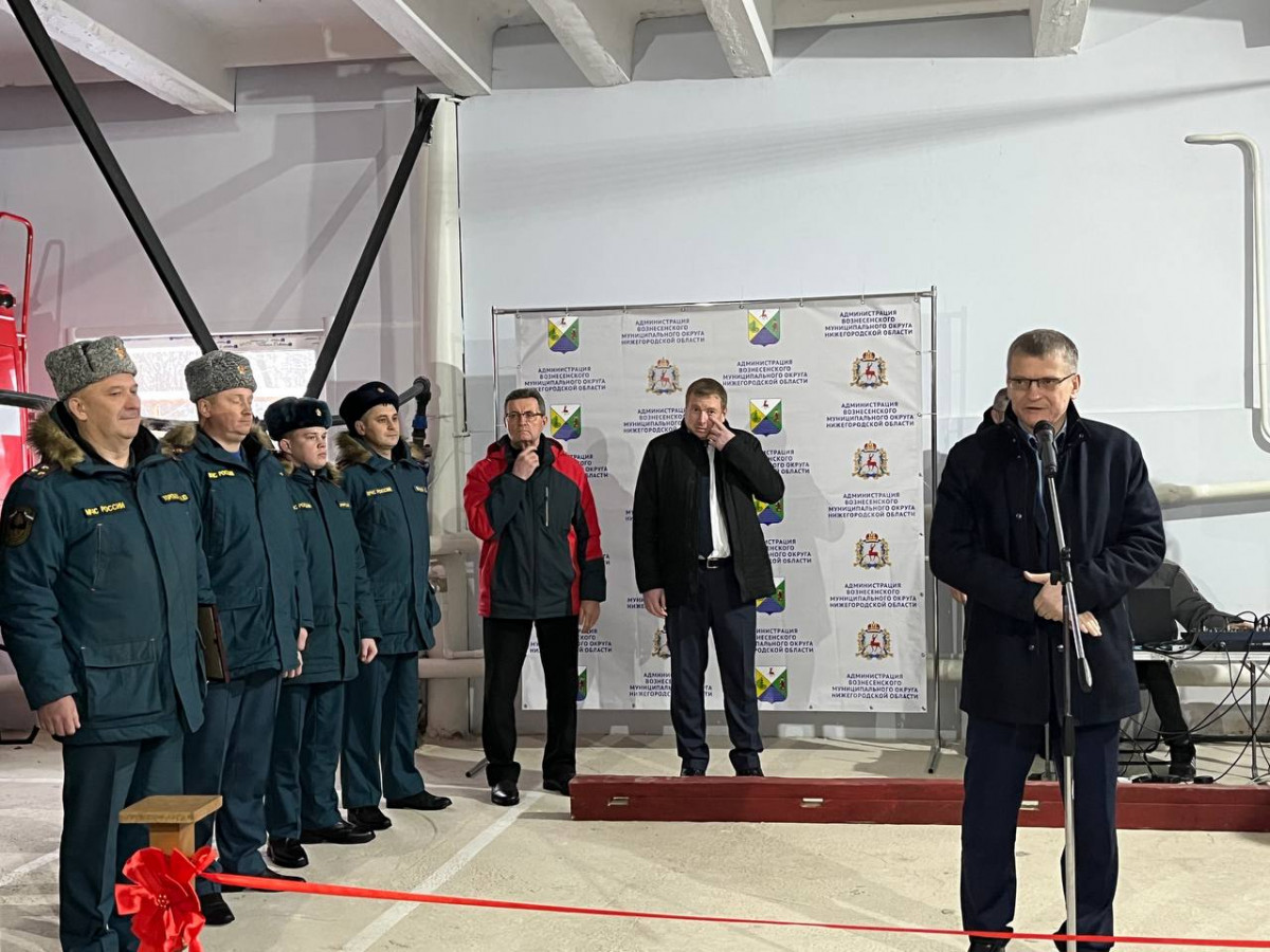 Пожарную часть торжественно открыли после капремонта в селе Криуша Вознесенского округа