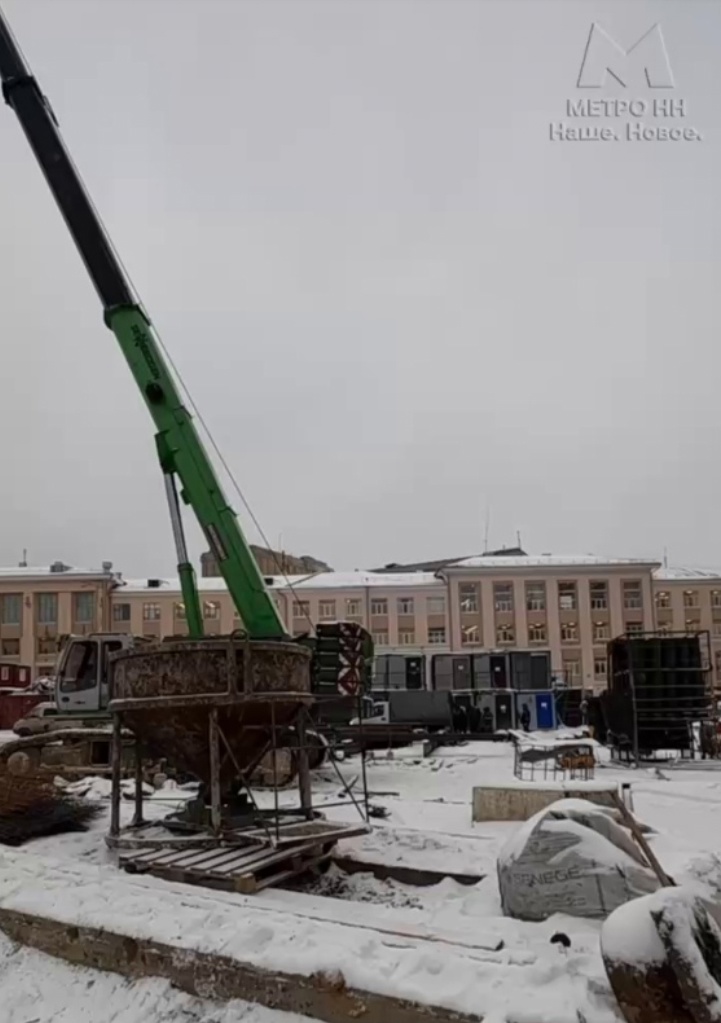Строительство демонтажной камеры для встречи щита продолжается на площади Свободы
