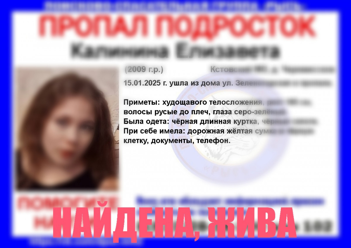 Пропавшую в Кстовском округе девушку нашли живой