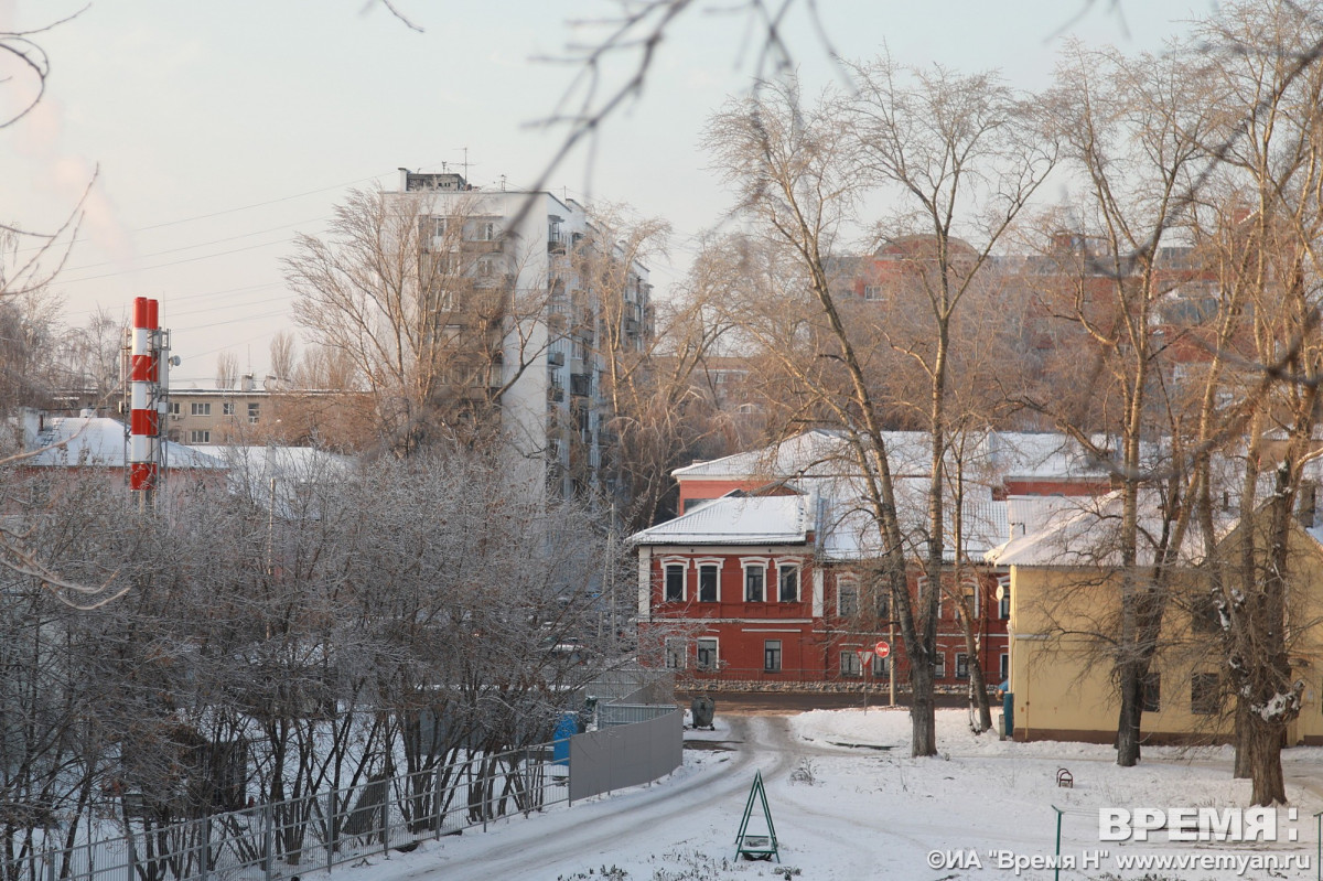 Морозы продержатся в Нижнем Новгороде до воскресенья