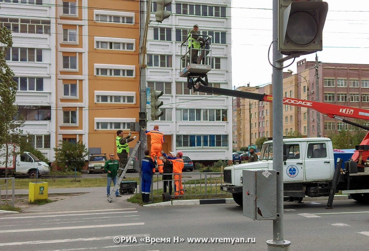 Четыре новых светофорных объекта установят в Нижнем Новгороде в 2025 году