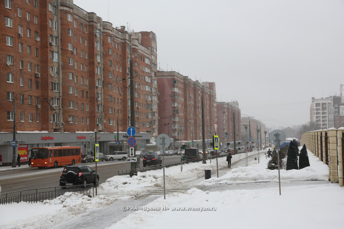 Пасмурно и до −10°C будет в Нижнем Новгороде 20 февраля