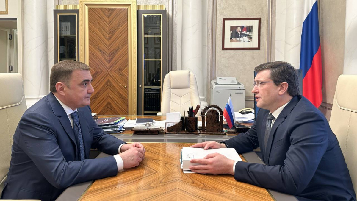 Никитин и Дюмин обсудили вопросы развития Нижегородской области в разных отраслях