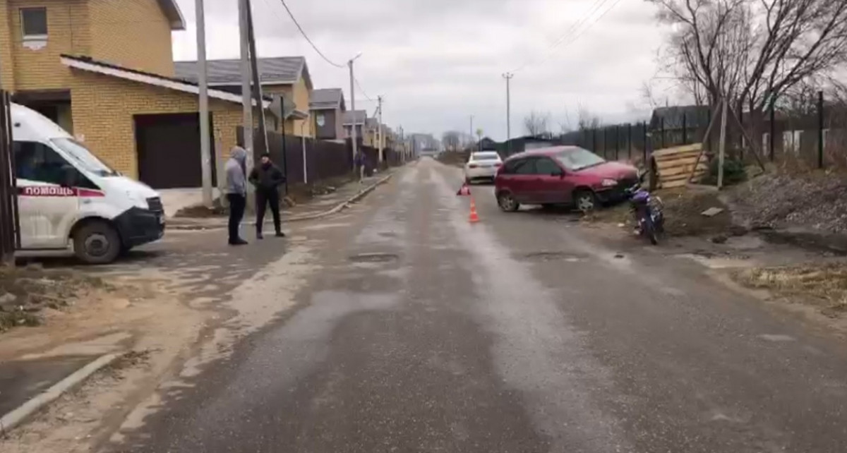 Подростки на мопеде пострадали при ДТП в Кстовском округе