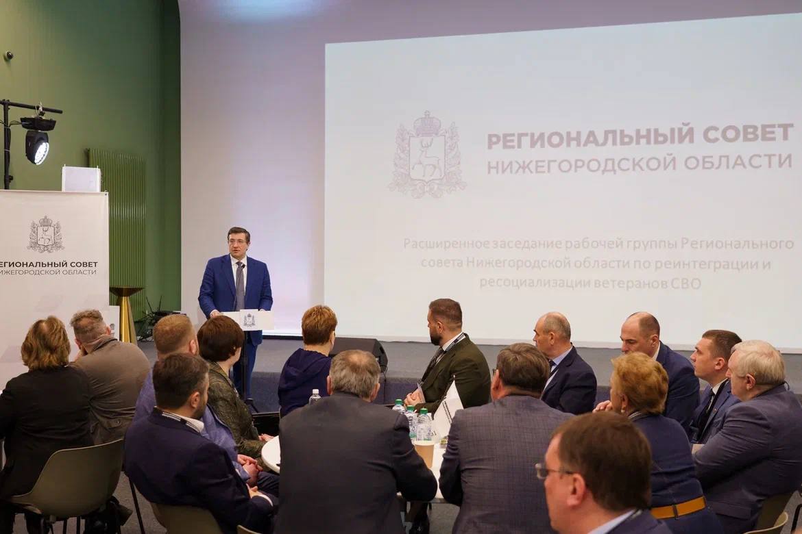 Вопросы поддержки ветеранов СВО обсуждают на заседании рабочей группы Регсовета Нижегородской области