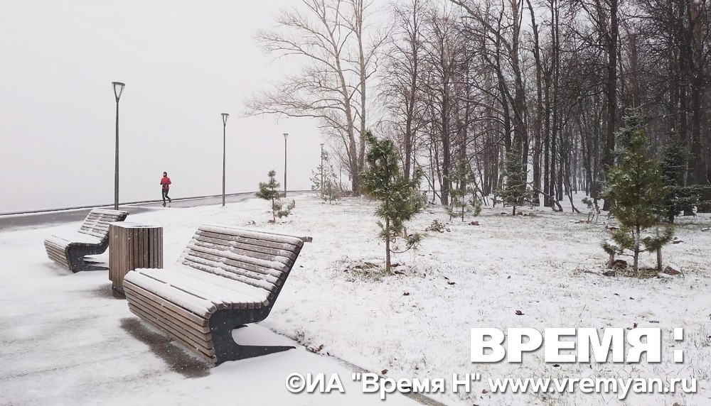 Снег прогнозируют синоптики в Нижнем Новгороде 9 апреля