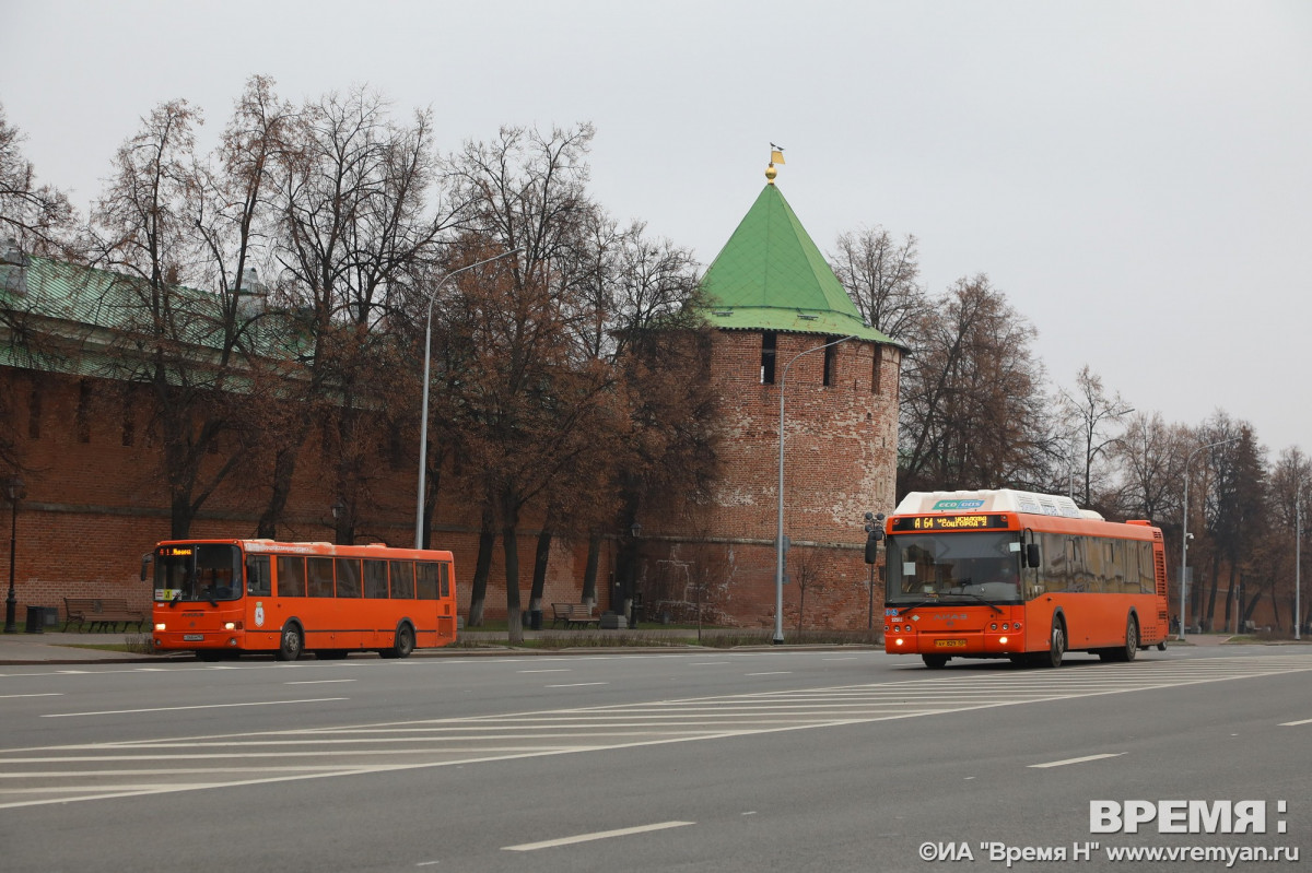 Ряд автобусных маршрутов изменится в Нижнем Новгороде с 11 апреля