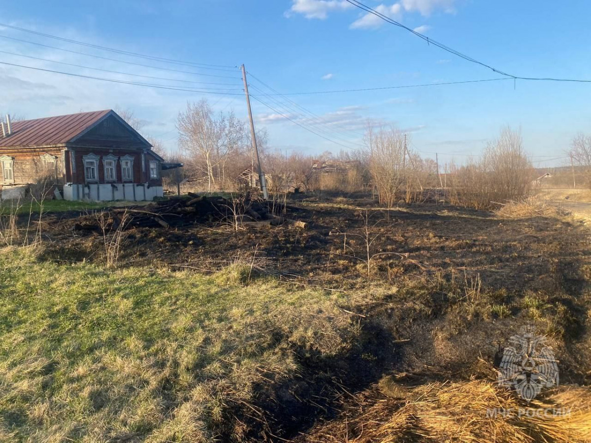 Житель Лукояновского округа погиб в результате сжигания мусора в ветреную погоду