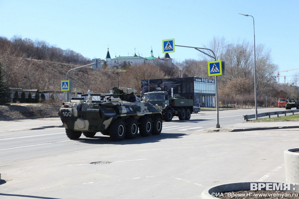 Опубликован фоторепортаж с репетиции Парада в Нижнем Новгороде