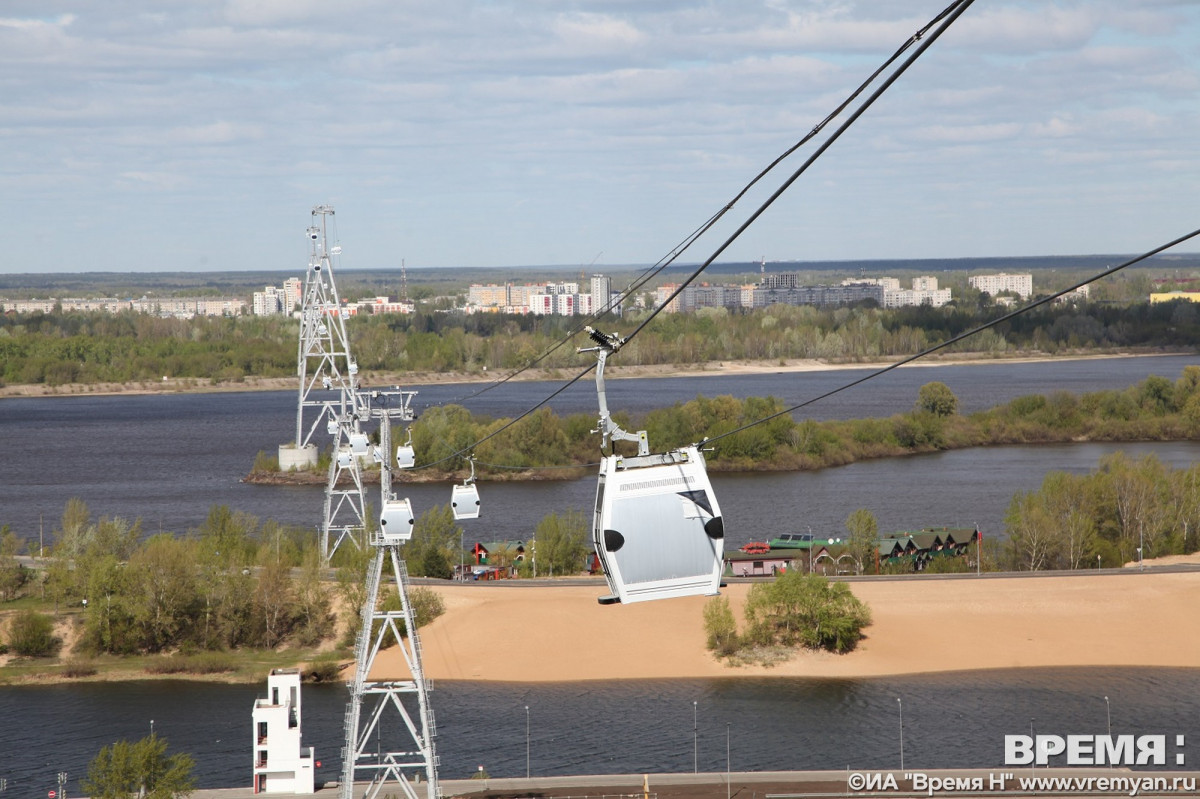 Нижегородская канатная дорога должна вновь заработать 1 мая
