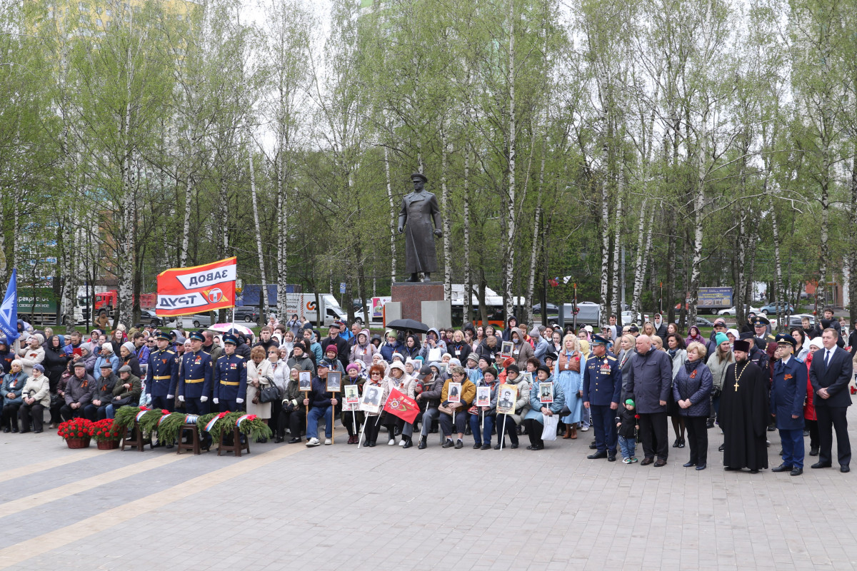 Мероприятие, посвящённое 80-й годовщине Победы, прошло в Приокском районе