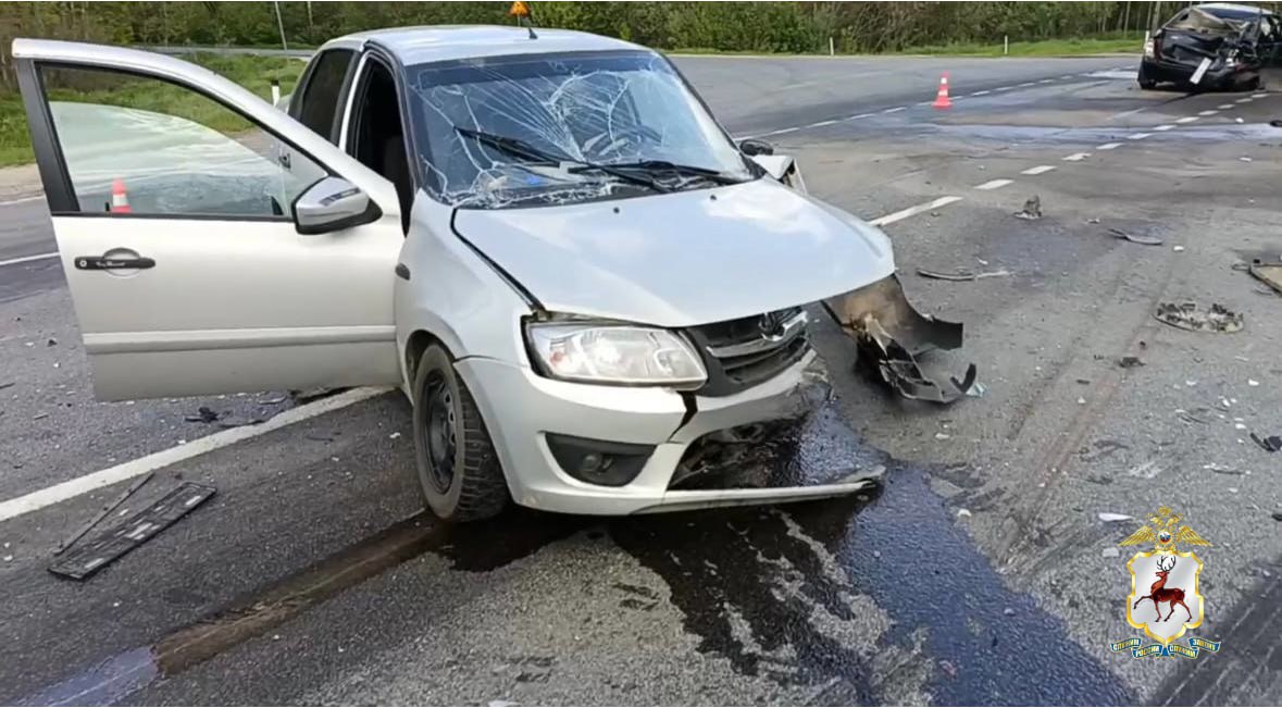 Два человека пострадали в тройном ДТП в Нижегородской области