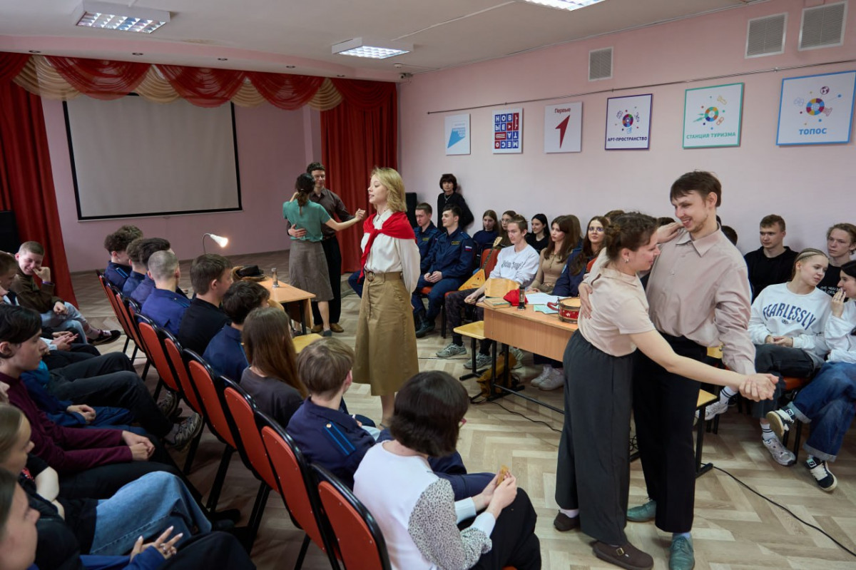 В Нижегородской области стартовал цикл выездных иммерсивных спектаклей «Уроки живой истории. 80-летие Победы»