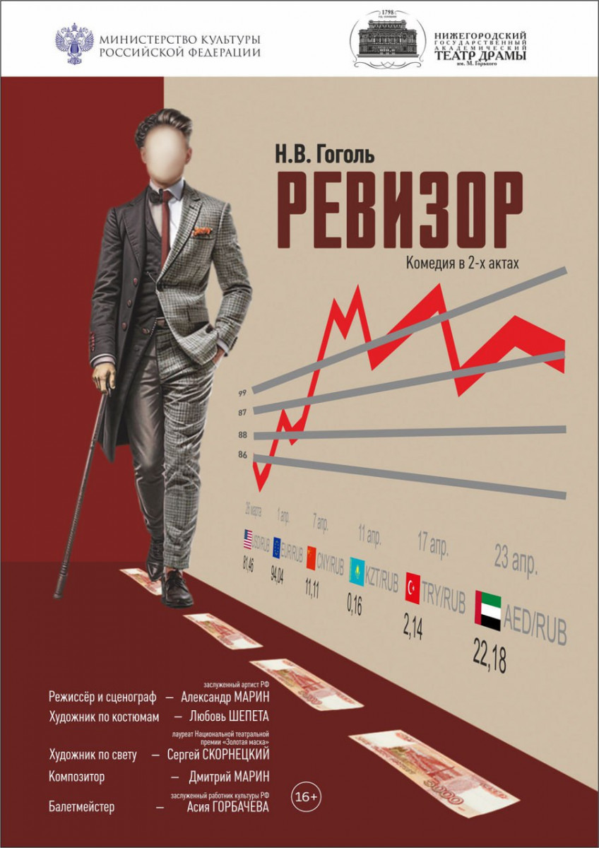 «Ревизор» прибудет в Нижегородский театр драмы 11 июня