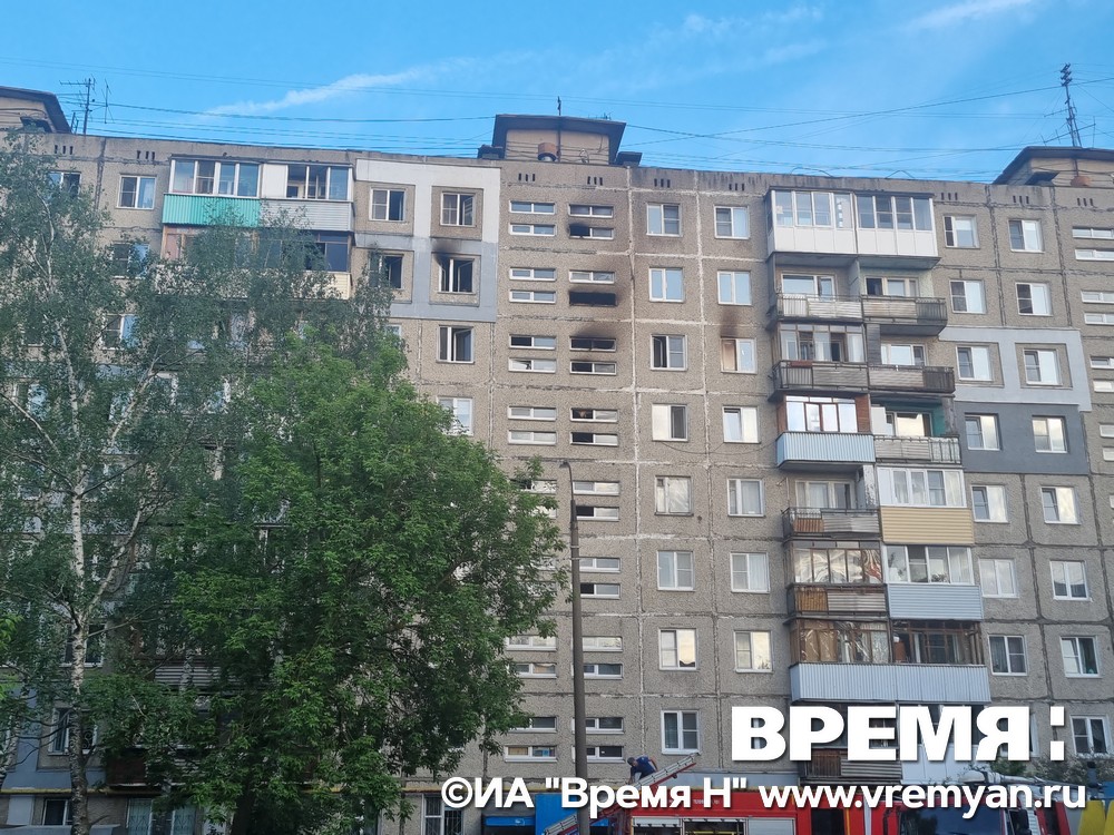 Опубликованы фото с места пожара в доме на Пермякова