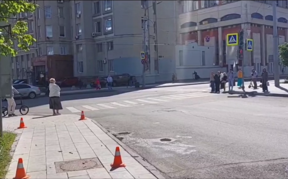 Водитель сбил пешехода на тротуаре в центре Нижнего Новгорода