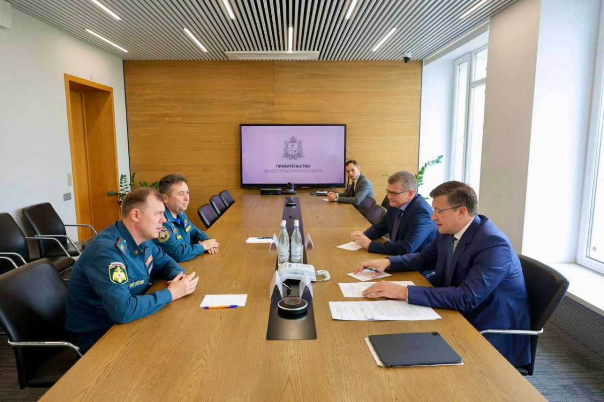 Никитин встретился с замминистра РФ по делам ГО и ЧС Бутко
