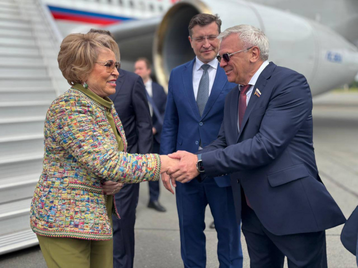 Матвиенко и Кочанова прибыли в Нижний Новгород на форум регионов России и Беларуси