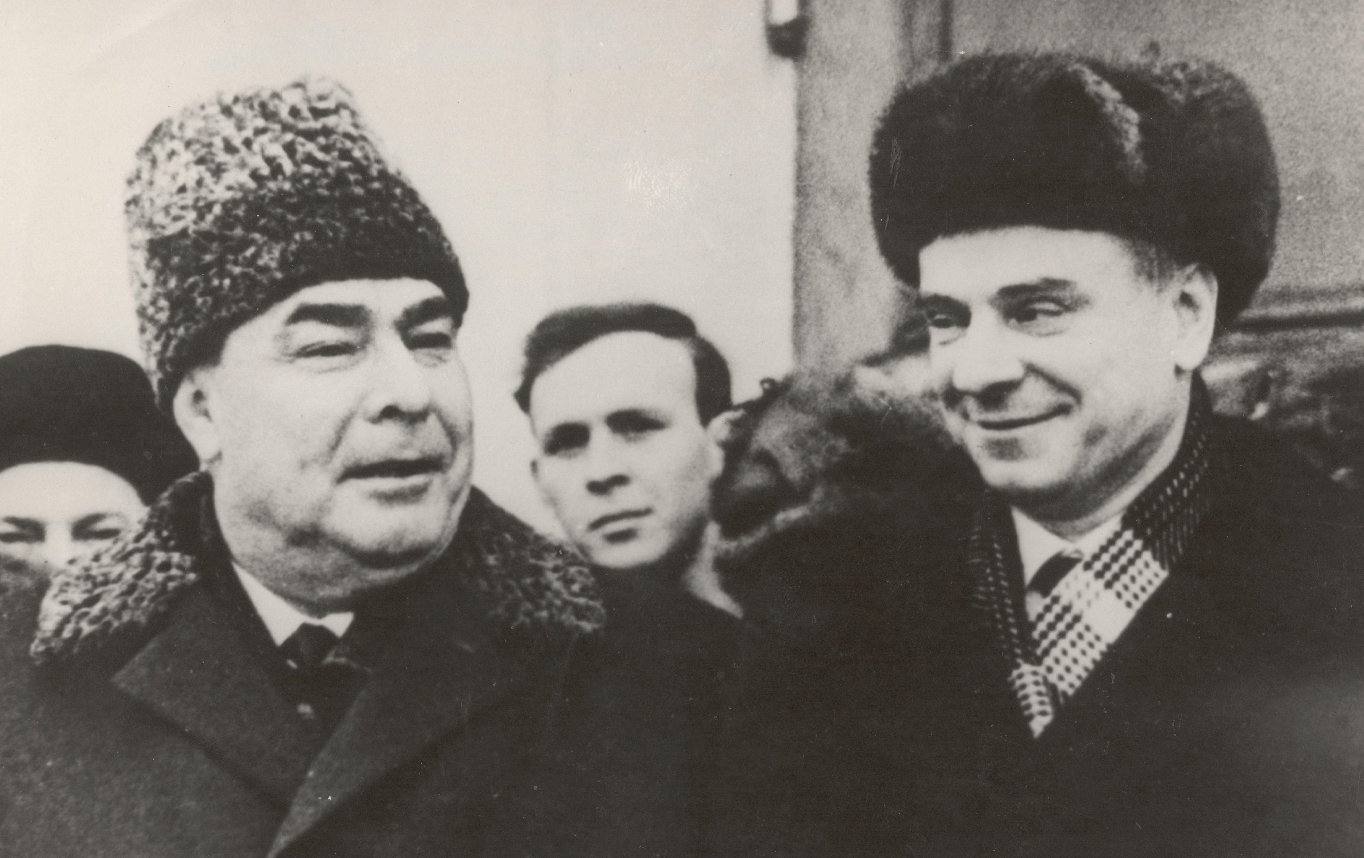 И.И. Африкантов с Генсеком ЦК КПСС Л.И. Брежневым. Источник: Госкаталог РФ