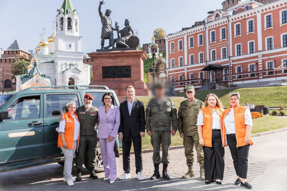Нижегородские волонтеры передали бойцам СВО очередной внедорожник