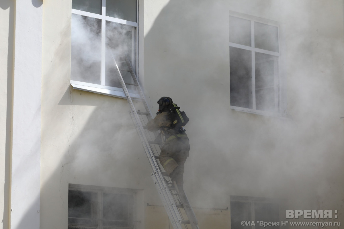 Два дома сгорели в нижегородском садовом товариществе «Металлург-3»