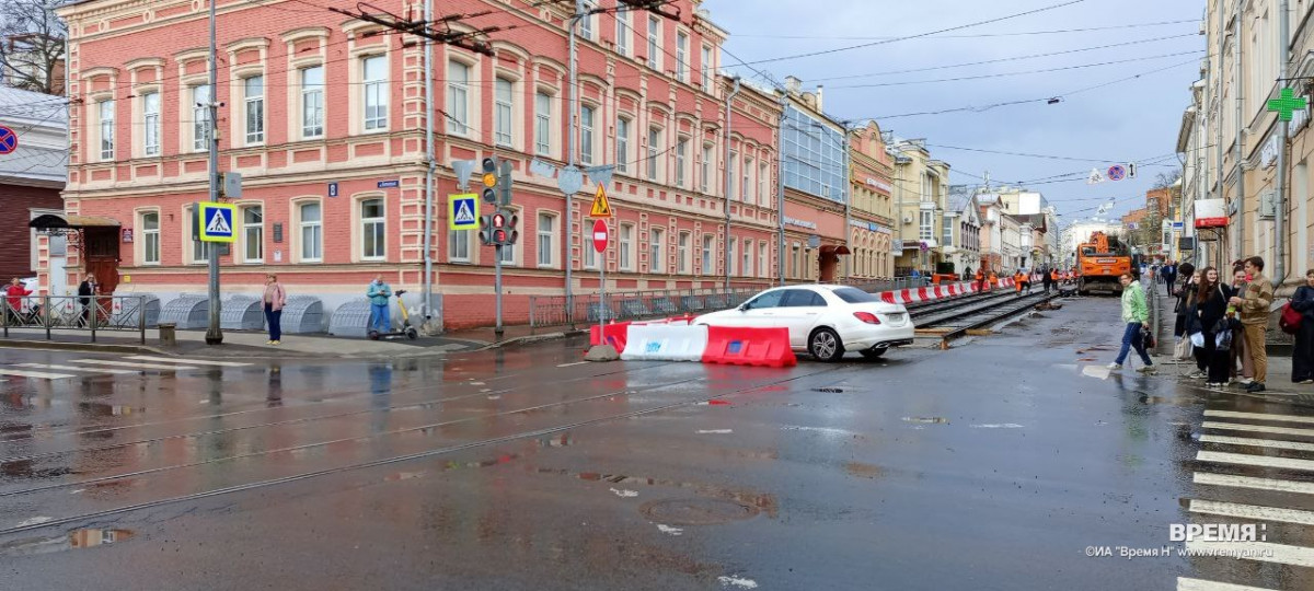 Движение транспорта в переулке Чернопрудский ограничено до 31 октября