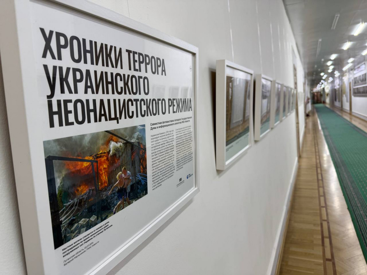 Фотовыставка «Хроники террора украинского неонацистского режима» откроется в ЗС НО