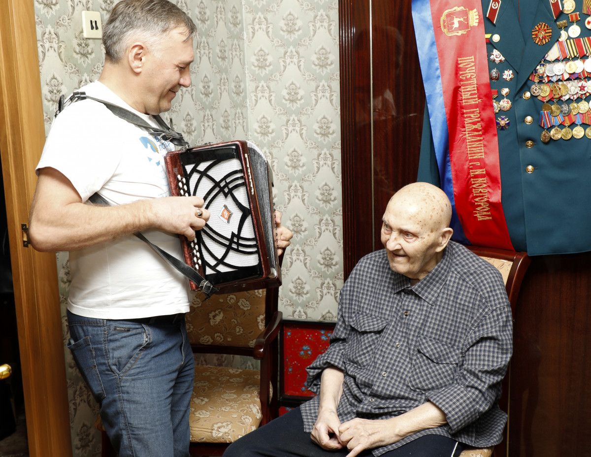 Нижегородскому ветерану Геннадию Луканову исполнилось 100 лет