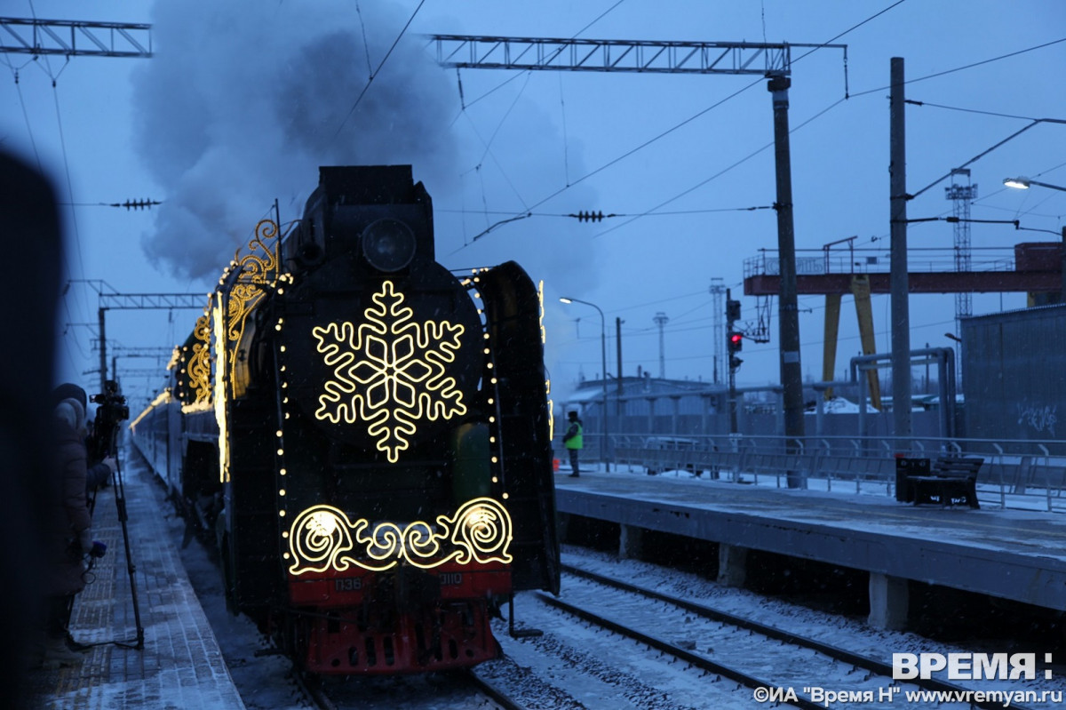 Поезд Деда Мороза посетит Нижегородскую область 27 декабря