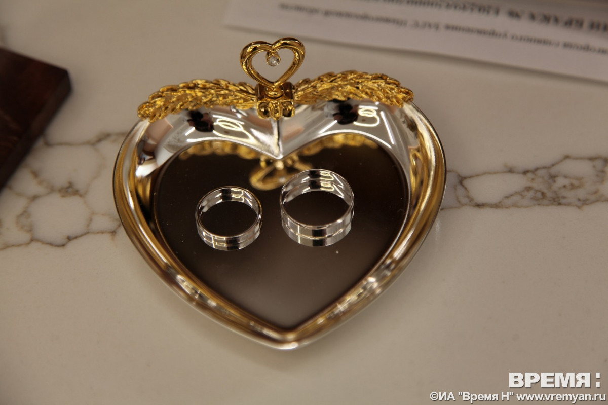 Нижегородцы уже могут подать заявление на заключение брака в апреле