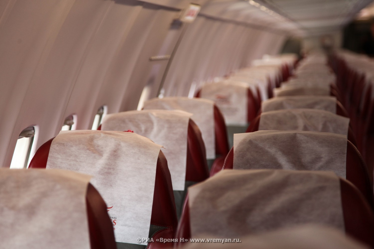 Нижегородский аэропорт принял несколько самолетов, летевших в Москву и Казань