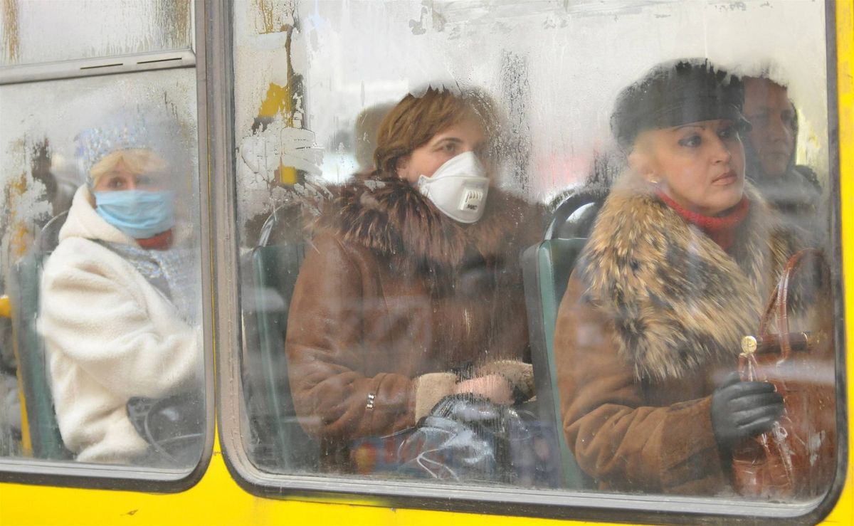 грипп автобус пассажиры