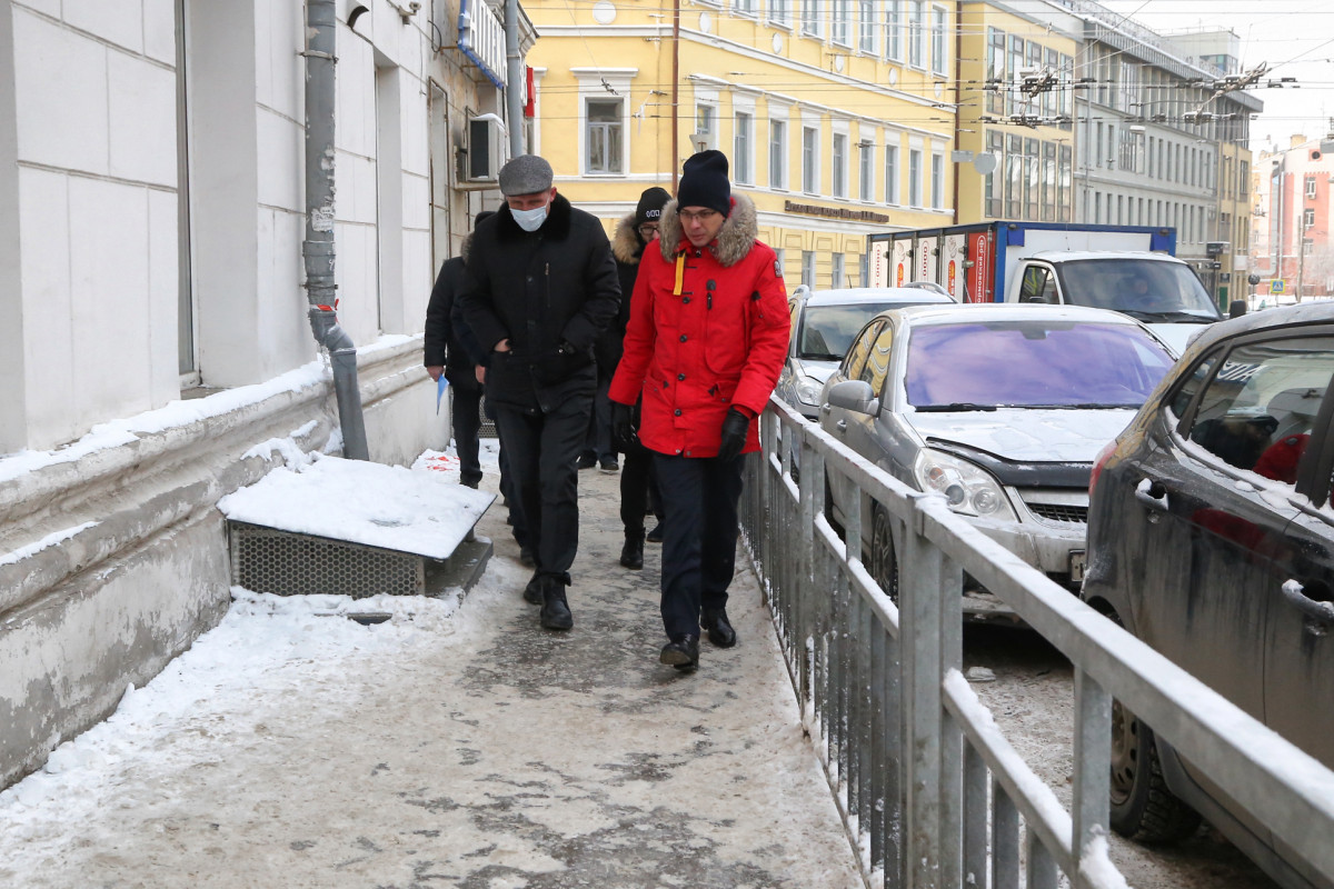 Юрий Шалабаев проверил качество уборки снега в Нижнем Новгороде