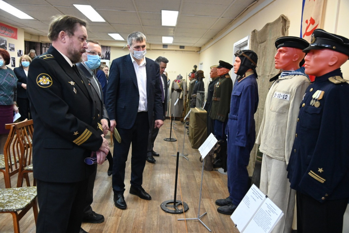 Музей боевой славы открыли в Доме книги в Дзержинске 27 января