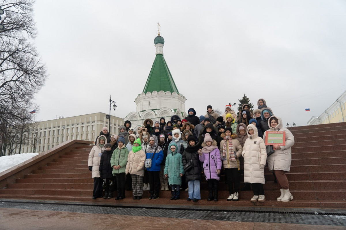 Более 40 школьников из Харцызска приехали в Нижний Новгород на новогодние каникулы